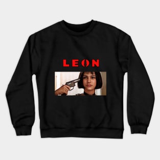 Leon Art Retro 90's Movie Crewneck Sweatshirt